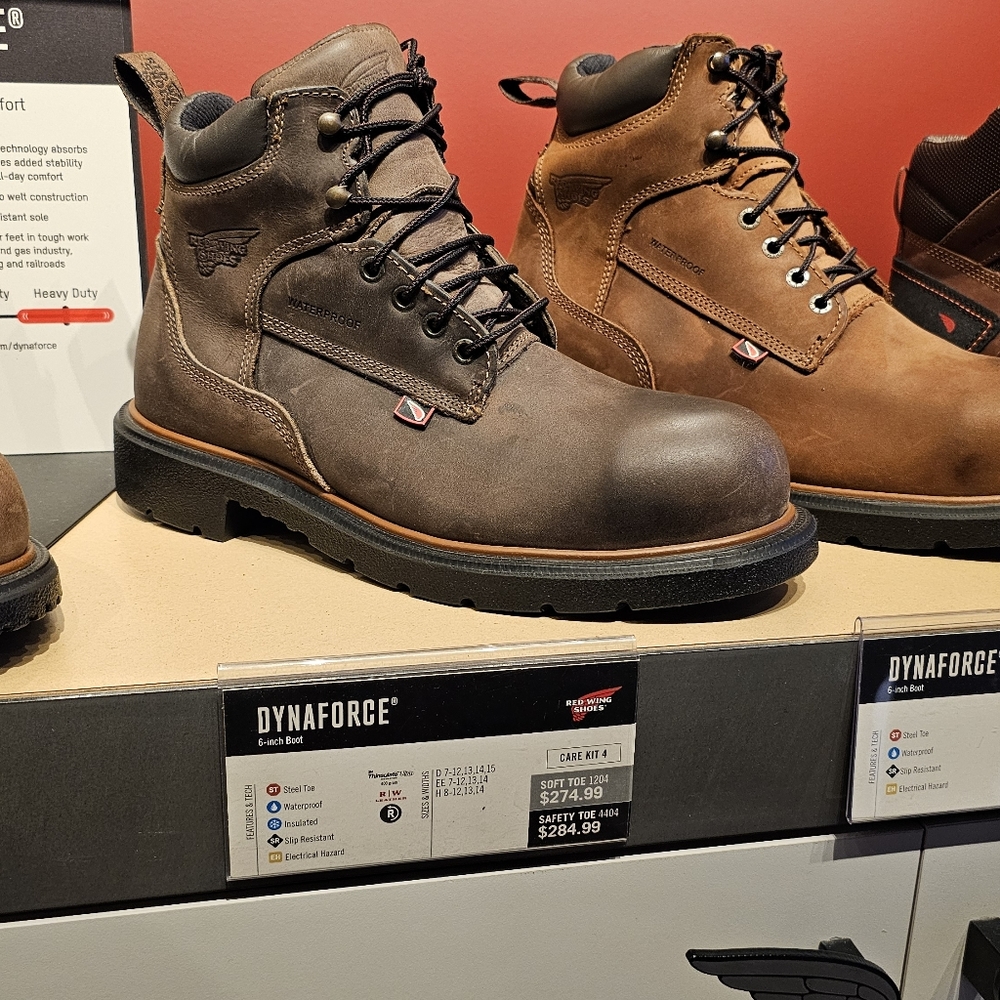 Red Wing Dynaforce 4404, Steel Toe, Size 8